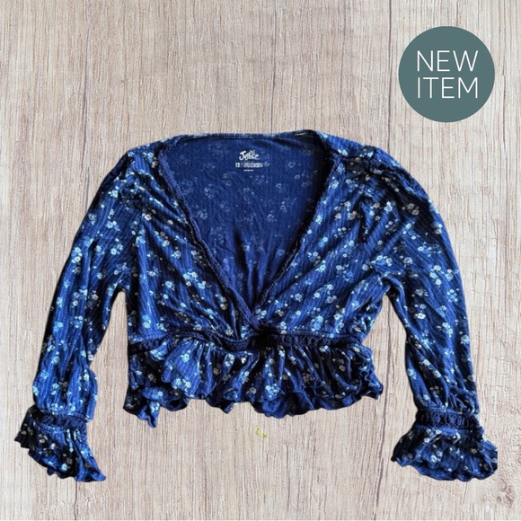 Justice Other - Justice - Girls Top - Floral Long Sleeve - Size 12
